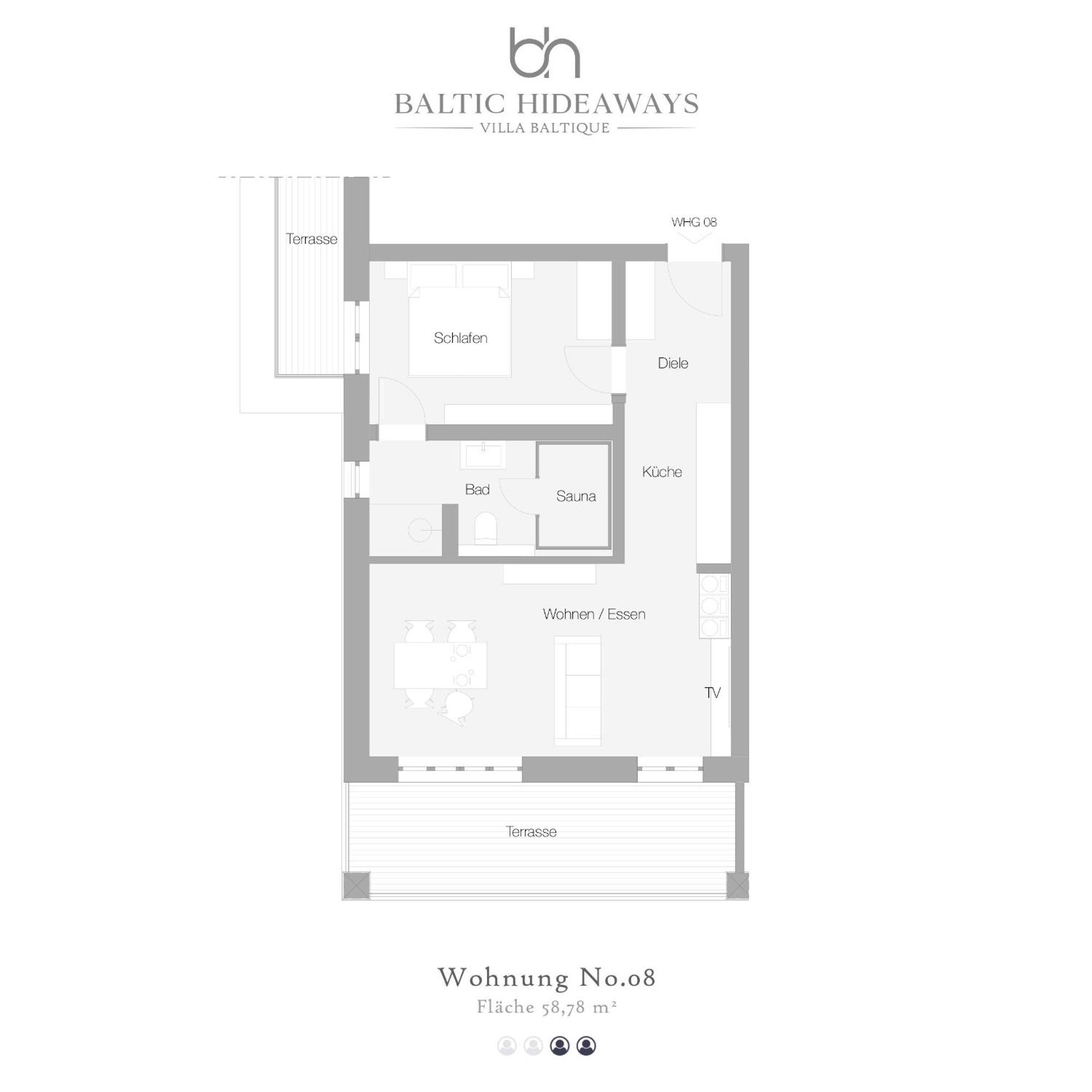 Villa Baltique Sellin Szoba fotó